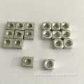 Square nut DIN557 carbon steel stamping and cold forging nut